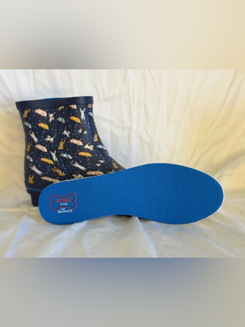 BOBS Navy Rain Boots with Umbrella Print - Picture 6 of 6